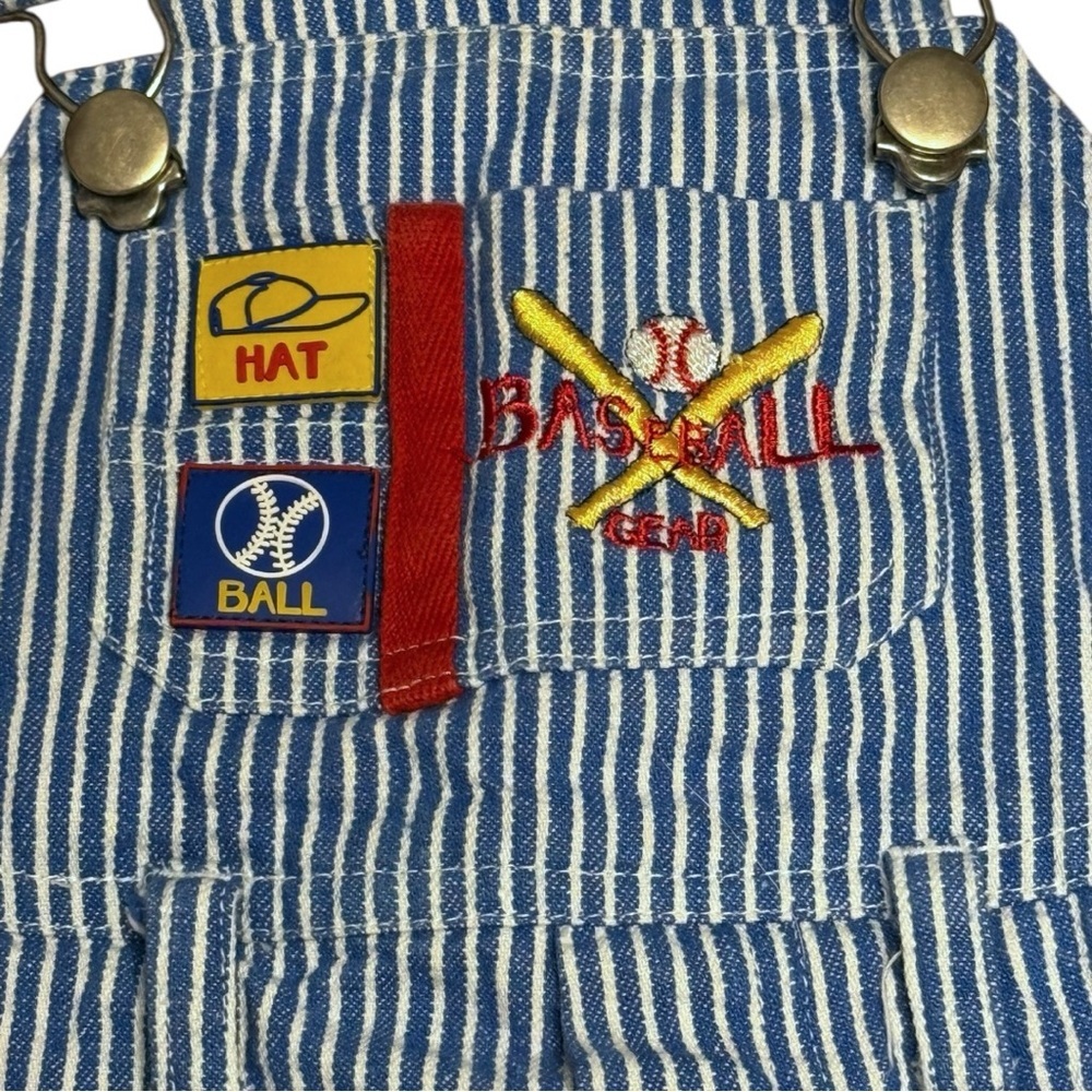 Vintage Buster Brown Baseball Shortalls – 12 Months - Picture 2 of 9